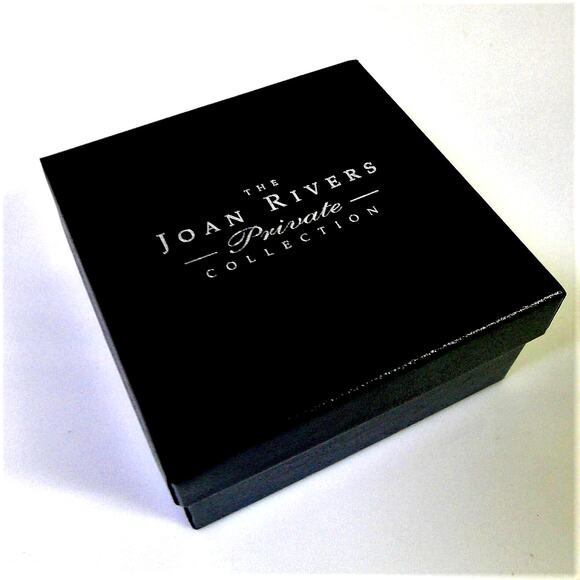 New Joan Rivers CLOISONNE BEE PIN Brooch Crystal Rhinestones Enameled Gold Boxed - Picture 8 of 8